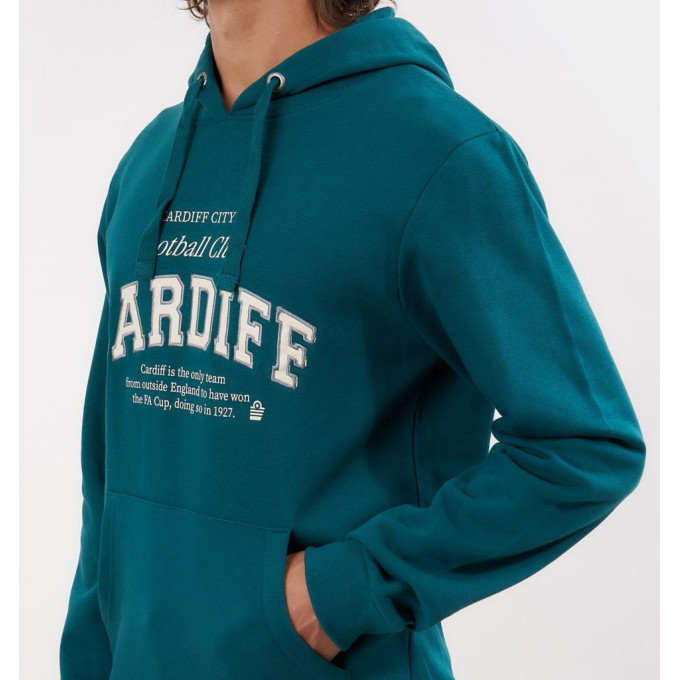 Admiral Ανδρικό Φούτερ Με Κουκούλα Cardiff 1921550019 DK SEA WHITECAP GREY