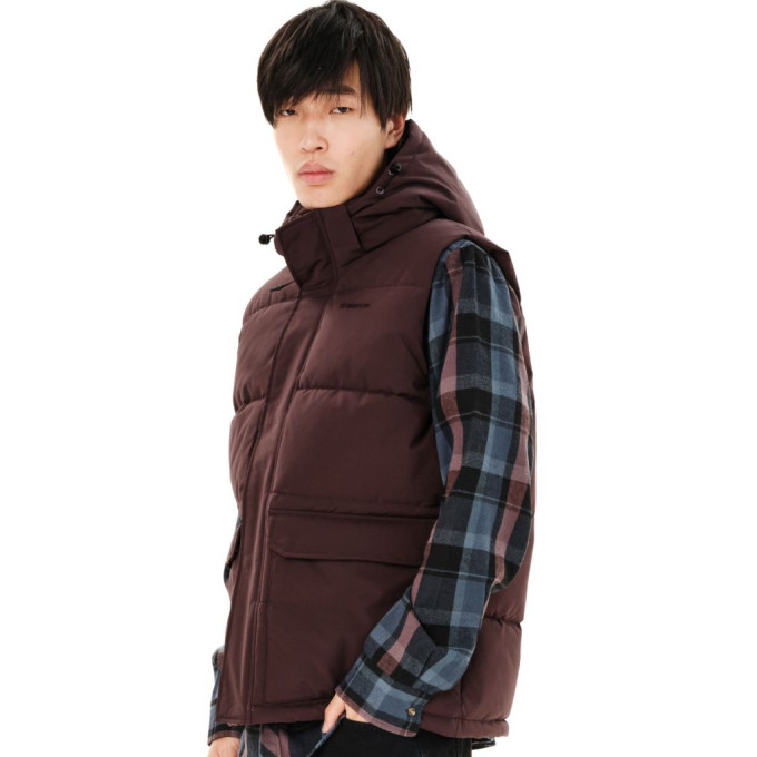  EMERSON ΑΝΔΡΙΚΟ ΜΠΟΥΦΑΝ PUFFER ΜΕ ΚΟΥΚΟΥΛΑ 262.EM10.73 CHOCOLATE BRONW