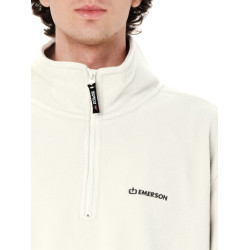 EMERSON ΑΝΔΡΙΚΟ FLEECE ΜΕ ΑΝΟΙΓΜΑ ΦΕΡΜΟΥΑΡ ΜΕΧΡΙ ΤΟ ΣΤΗΘΟΣ 262.EM28.25 CLAY WHITE