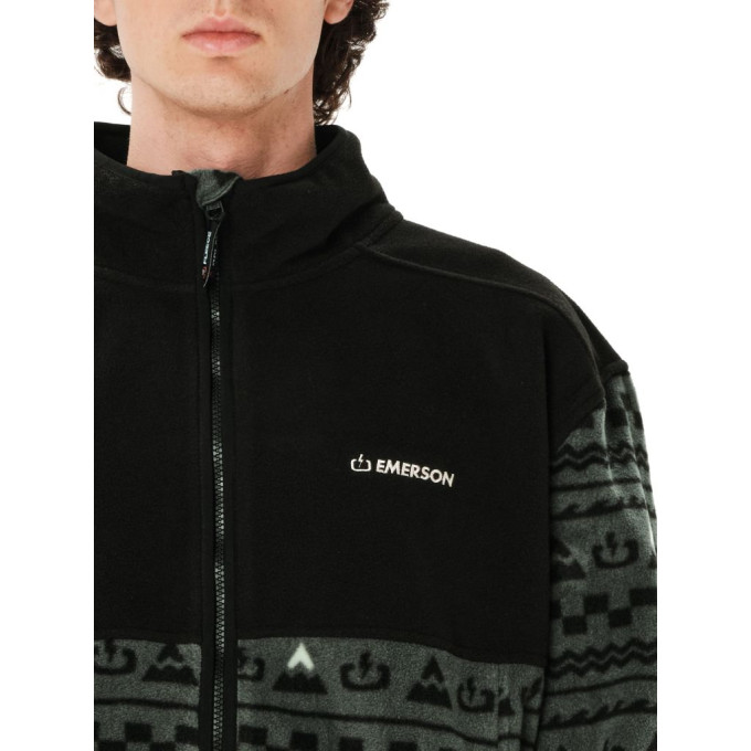  EMERSON ΑΝΔΡΙΚΟ FLEECE ΜΕ ΦΕΡΜΟΥΑΡ 262.EM29.156 FOREST GREEN