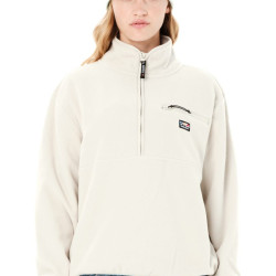  EMERSON ΓΥΝΑΙΚΕΙΟ FLEECE ΜΕ ΑΝΟΙΓΜΑ ΦΕΡΜΟΥΑΡ ΜΕΧΡΙ ΤΟ ΣΤΗΘΟΣ 262.EW28.41 CLAY WHITE