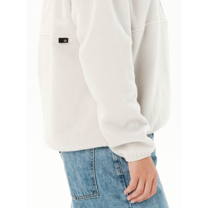  EMERSON ΓΥΝΑΙΚΕΙΟ FLEECE ΜΕ ΑΝΟΙΓΜΑ ΦΕΡΜΟΥΑΡ ΜΕΧΡΙ ΤΟ ΣΤΗΘΟΣ 262.EW28.41 CLAY WHITE