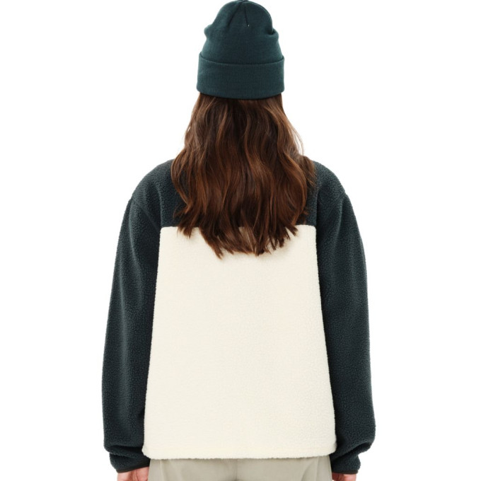  EMERSON ΓΥΝΑΙΚΕΙΟ FLEECE ΜΕ ΦΕΡΜΟΥΑΡ 262.EW290.37 OFF WHITE FOREST GREEN