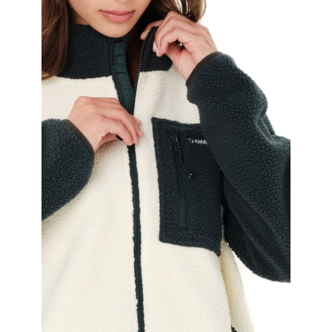  EMERSON ΓΥΝΑΙΚΕΙΟ FLEECE ΜΕ ΦΕΡΜΟΥΑΡ 262.EW290.37 OFF WHITE FOREST GREEN