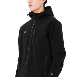  EMERSON MEN'S HOODED JACKET 262.EM10.16 BLACK