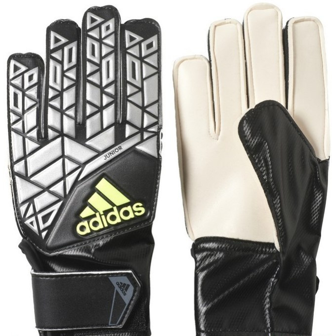 Adidas Γάντια Ποδοσφαίρου Παιδικά Μαύρο-Ασημί