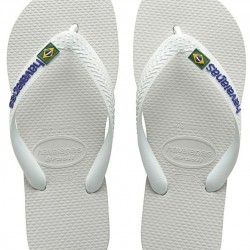Havaianas H.BRAZIL Logo FC Σαγιονάρα Unisex Λευκή