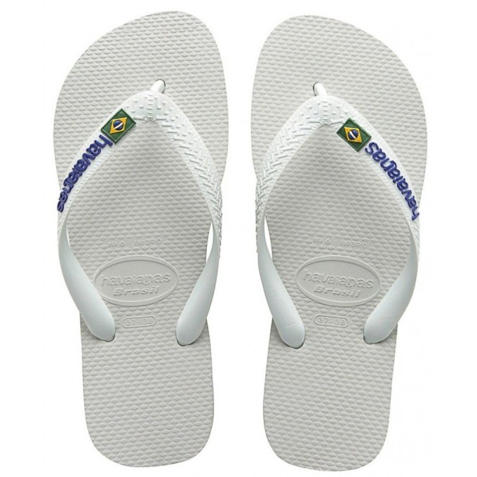 Havaianas H.BRAZIL Logo FC Σαγιονάρα Unisex Λευκή
