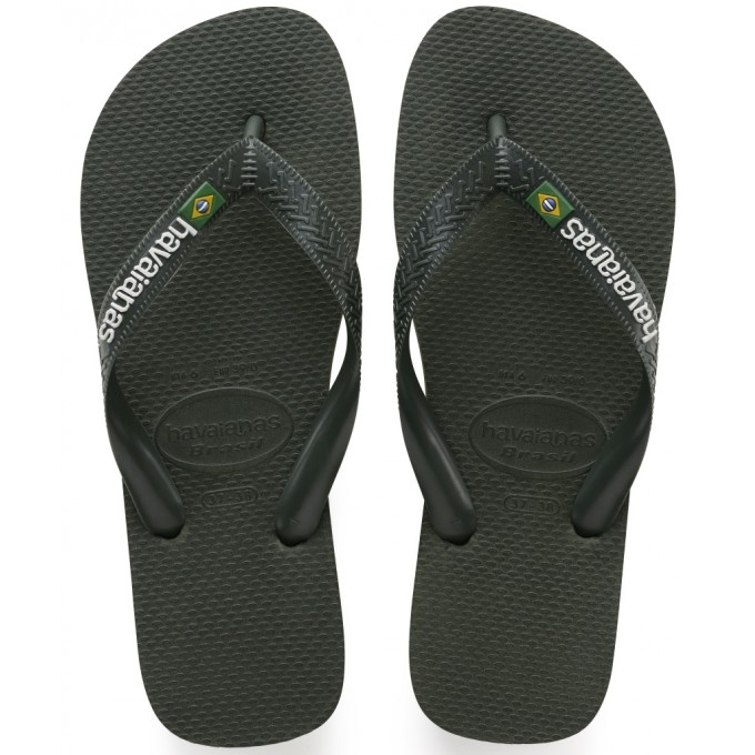 Havaianas H. BRAZIL Logo FC Unisex Σαγιονάρα Πράσινη 4110850-5983