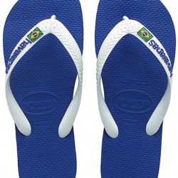 Havaianas H. BRAZIL Logo FC Unisex Σαγιονάρα Μπλε Ρουά