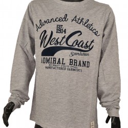 Admiral T-S Παιδικό με Μακρύ Μανίκι Λεπτό Γκρι