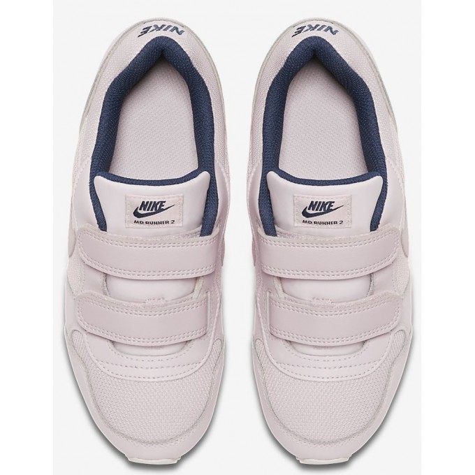 Nike MD RUNNER 2 Κοριτσίστικο Αθλητικό Παπούτσι Ροζ με ΑΥΤΟΚΟΛΛΗΤΑ