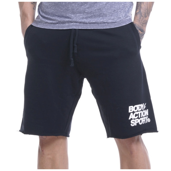 Body Action Ανδρική Αθλητική REGULAR FIT Βερμούδα Μαύρη (033812 Μαύρο)