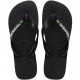 Havaianas HAV. BRASIL Logo FC Σαγιονάρα Unisex Μαύρη 4110850-1069