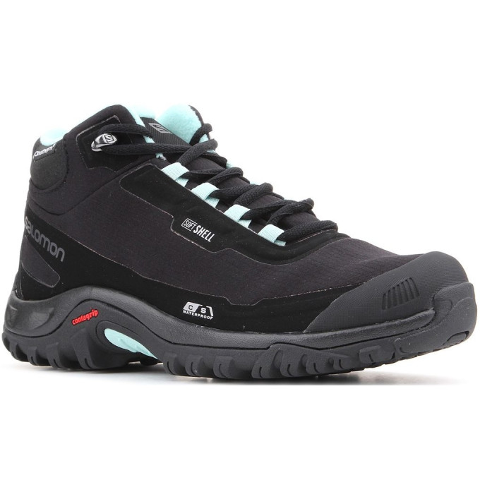 Salomon SHELTER CS WP W Μποτάκι Αδιάβροχο Μαύρο