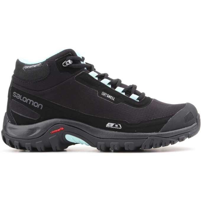 Salomon SHELTER CS WP W Μποτάκι Αδιάβροχο Μαύρο