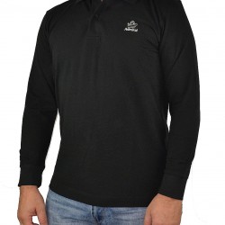 Admiral Ανδρική Μπλούζα Μακρυμάνικη POLO Μαύρη