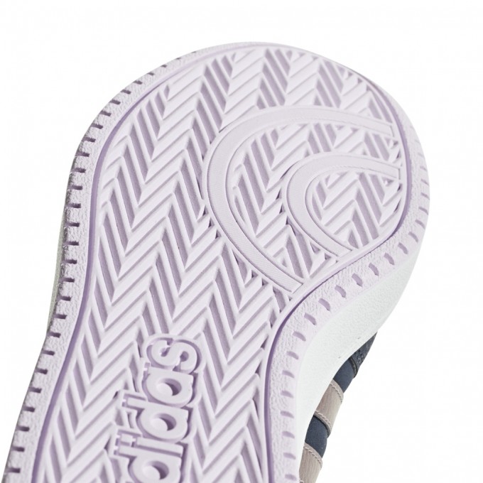Adidas HOOPS MID 2.0 Παιδικό Αθλητικό Μποτάκι για ΚορίτσιΑ Δερμάτινο Μπλε
