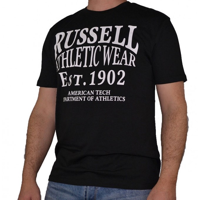 Russell Athletic Μακό Βαμβακερό Κοντομάνικο Μπλουζάκι Ανδρικό