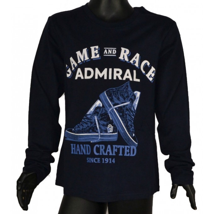 Admiral Παιδικό Μπλουζάκι Λεπτό με Μακρύ Μανίκι Μπλε