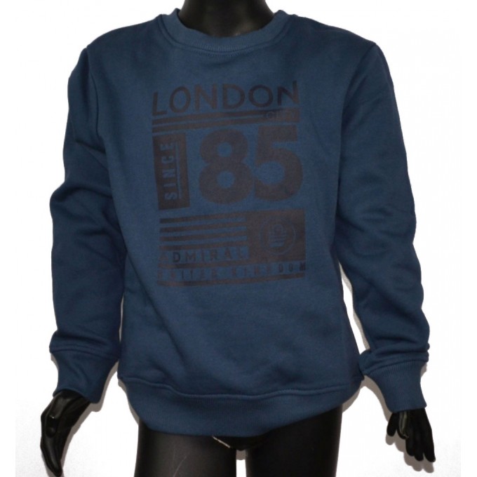 Admiral Παιδικό Φούτερ Χωρίς Κουκούλα Μπλε