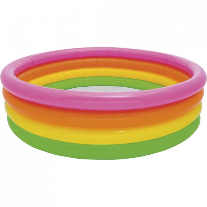 Πισίνα πλαστική στρογγυλή Intex Sunset Glow
