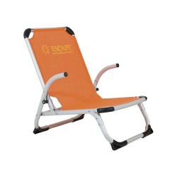 Πολυθρονάκι παραλίας πορτοκαλί (ψηλή πλάτη)