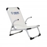 Πολυθρονάκι παραλίας λευκό (ψηλή πλάτη)