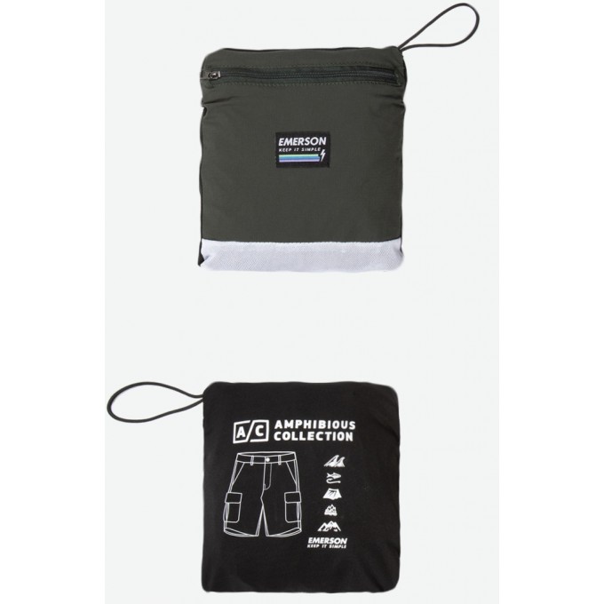 Emerson WALKSHORTS Ανδρικό με Τσέπες Ελαστικό ΧΑΚΙ