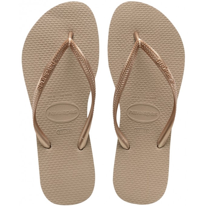Havaianas H.SLIM Σαγιονάρα Γυναικεία ROSE Gold 4000030-3581