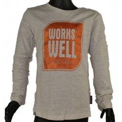 Admiral Κοριτσίστικο Λεπτό Μπλουζάκι Μακό 1121450024 L. MEL/BRONZE GLITTER