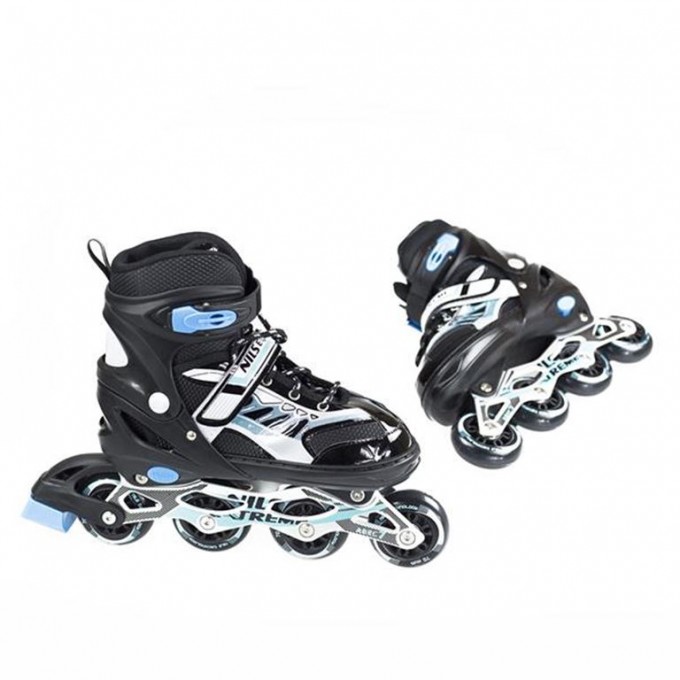 Αυξομειούμενα Πατίνια Roller NJ 1828 A INLINE SKATES Nils Extreme Μαύρο -SMALL (31-34)
