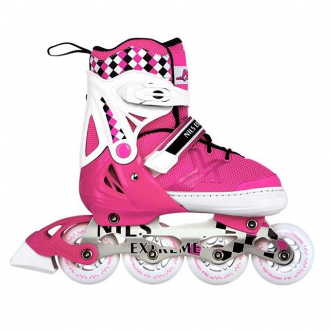 Αυξομειούμενα Πατίνια Roller NA 13911 A INLINE SKATES Nils Extreme Ροζ-LARGE(39-42)